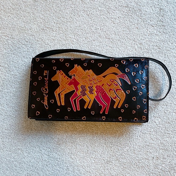 LIKE NEW Laurel Burch Vintage Clutch Purse - Picture 2 of 14